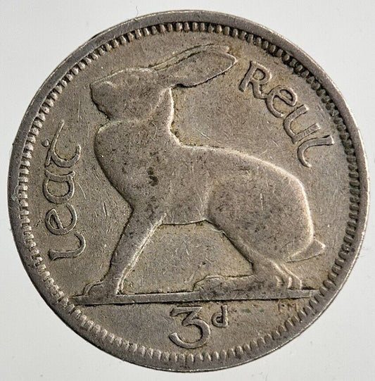 1943 Irish Threepence Coin | Fine Collectable Grade