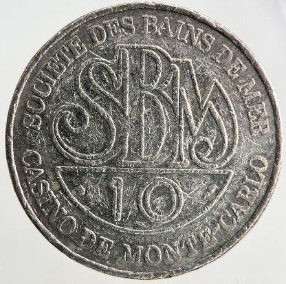 Casino De Monte - Carlo 10 Casino Token Coin | Collectable Grade