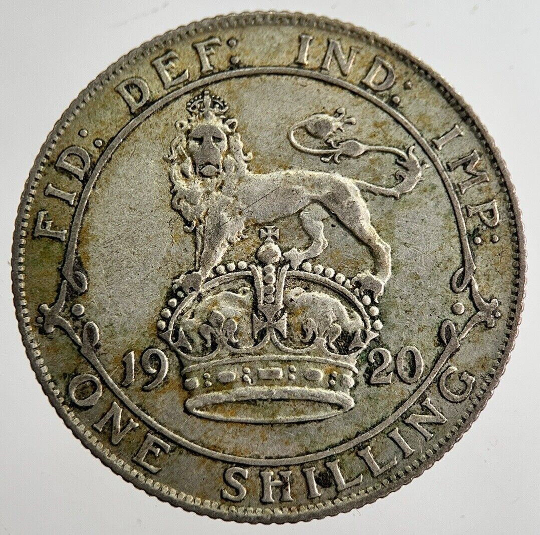 1920 George V Shilling Silver Coin | Very High Grade | a8610