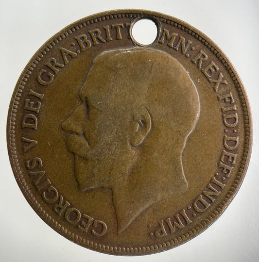 1914 George V One Penny Coin | Collectable Grade