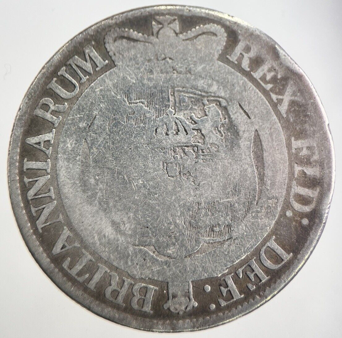 1819 George III 3rd Half Crown Silver Coin | Fair Grade | a7412