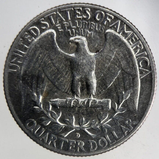 1964 - D US USA Quarter Silver Coin | Fine Collectable Grade