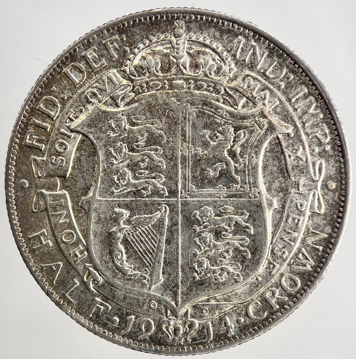 1914 George V Half-Crown Silver Coin | Very High Grade | a9638