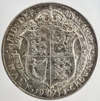 1914 George V Half-Crown Silver Coin | Very High Grade | a9638