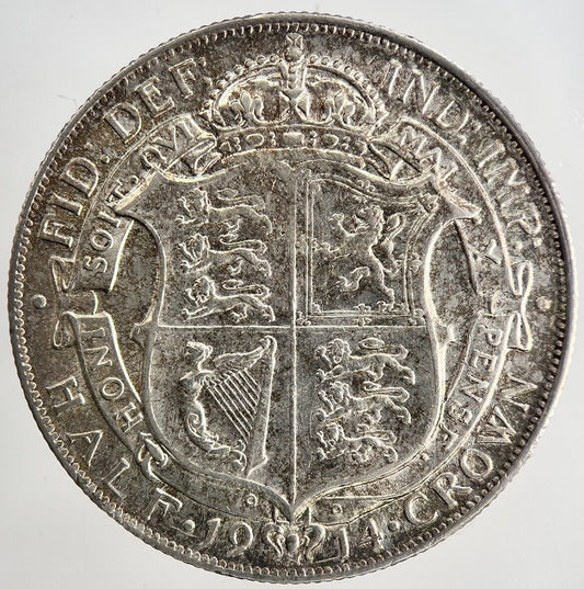 1914 George V Half-Crown Silver Coin | Very High Grade | a9638
