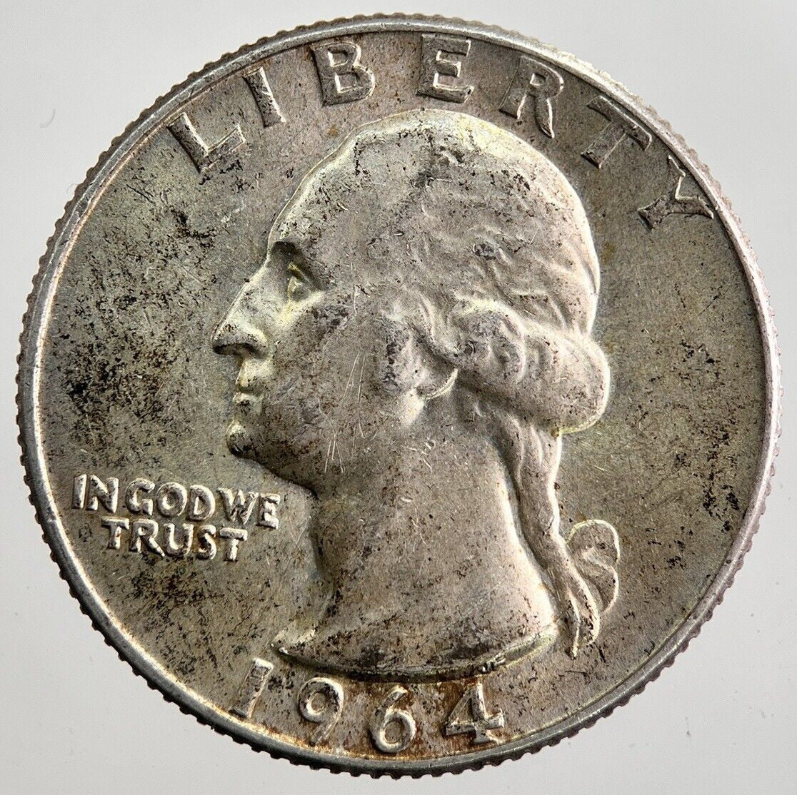 1964 - D US USA Quarter Dollar Silver Coin | Very High Grade | a7937
