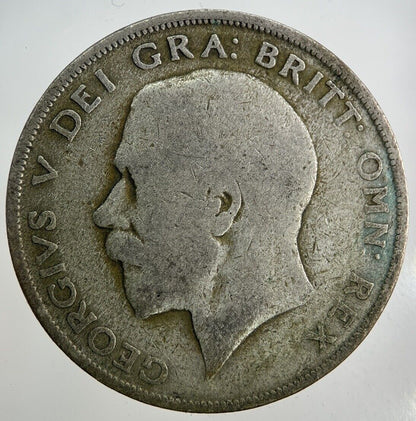 1921 George V Half - Crown Silver Coin | Collectable Grade