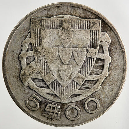 1943 Portugal 5 Escudos Silver Coin | Collectable Grade