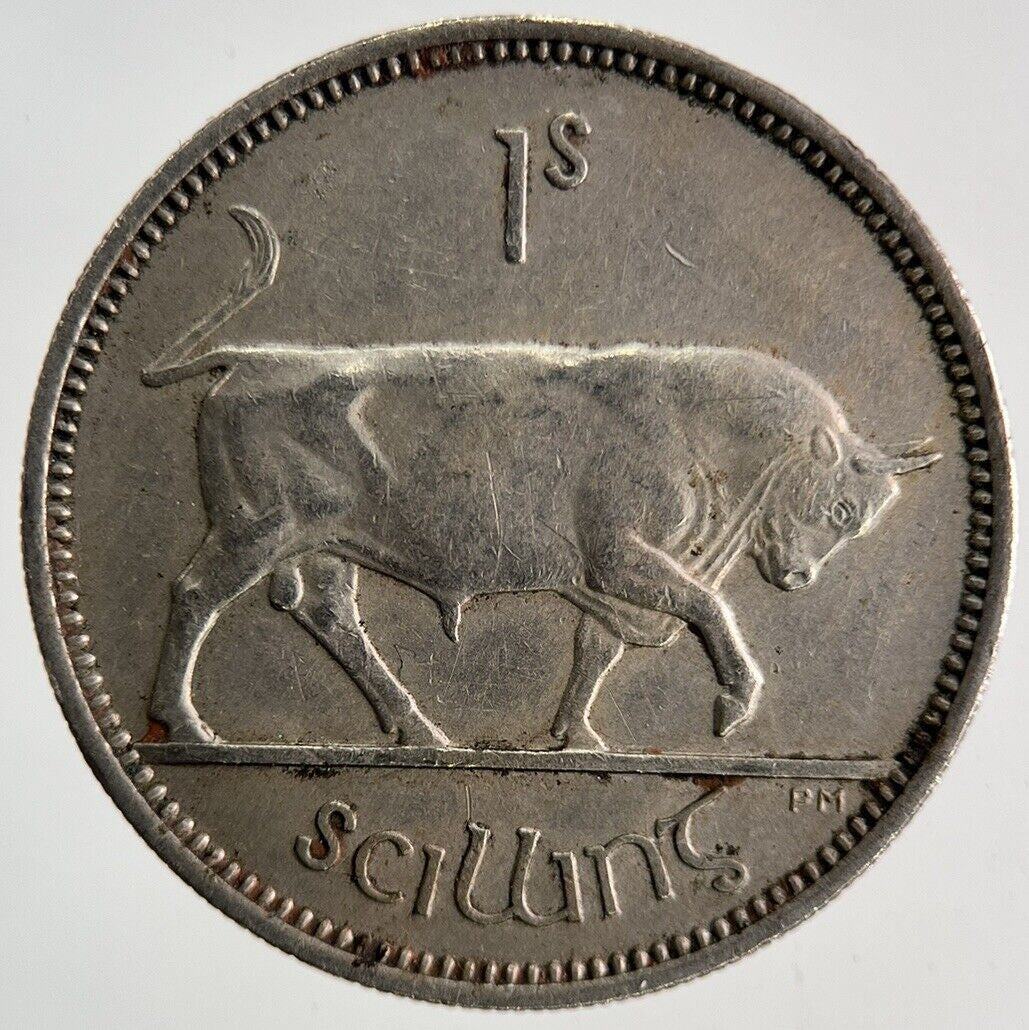 1954 Irish Shilling Bull Coin | Fine Collectable Grade