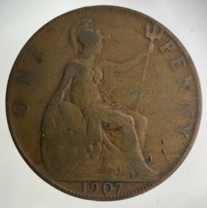 1907 Edward VII One Penny Coin | Collectable Grade