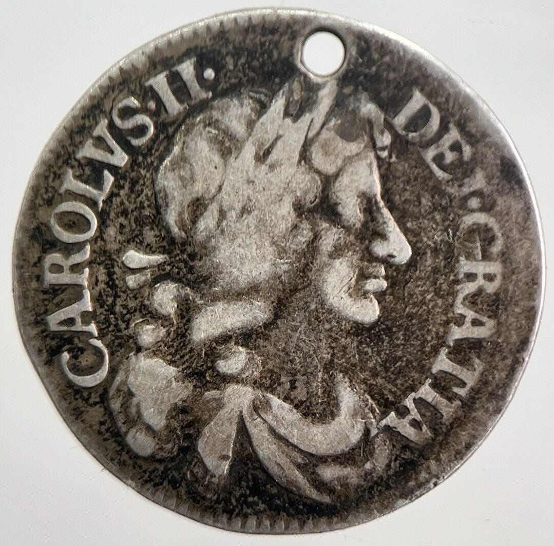1672 Charles II 2nd Maundy Four - Pence Silver Coin | Collectable Grade | a7077