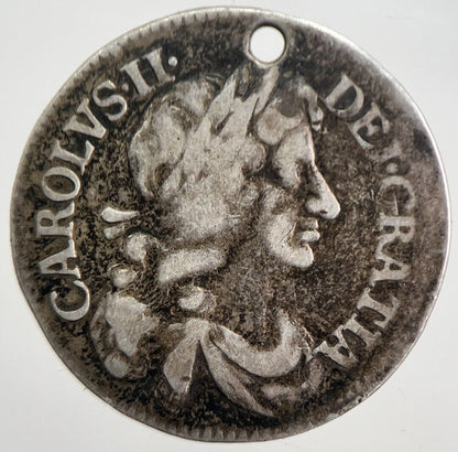 1672 Charles II 2nd Maundy Four - Pence Silver Coin | Collectable Grade | a7077