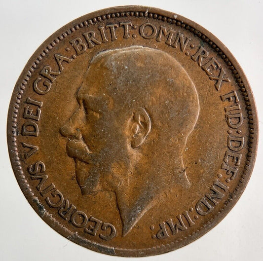 1921 George V Half - Penny Coin | Collectable Grade