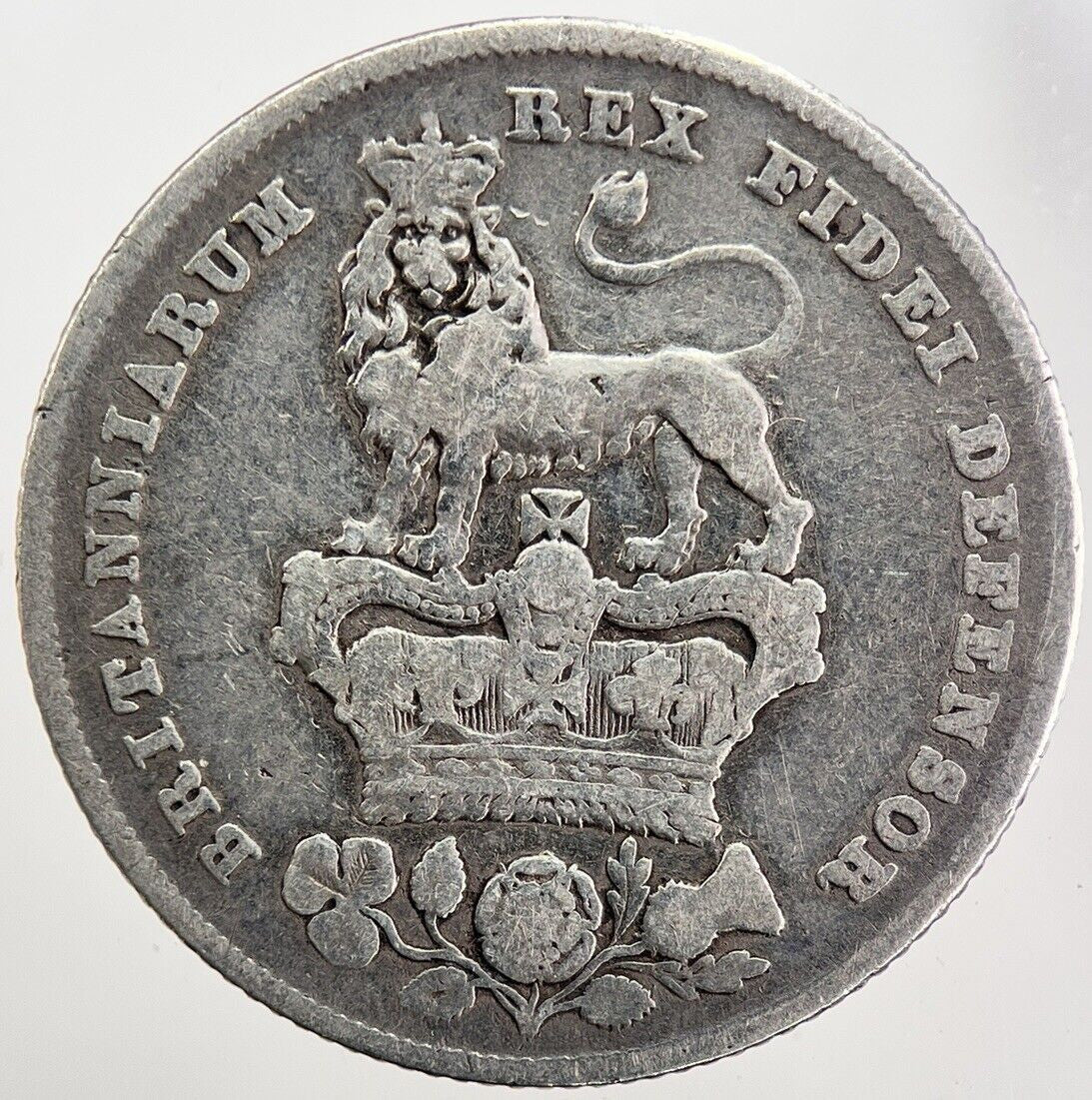 1826 George IV One Shilling Silver Coin | Collectable Grade | a5628