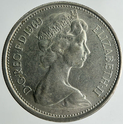 1969 Elizabeth II 5p Five - Pence Coin | Fine Collectable Grade