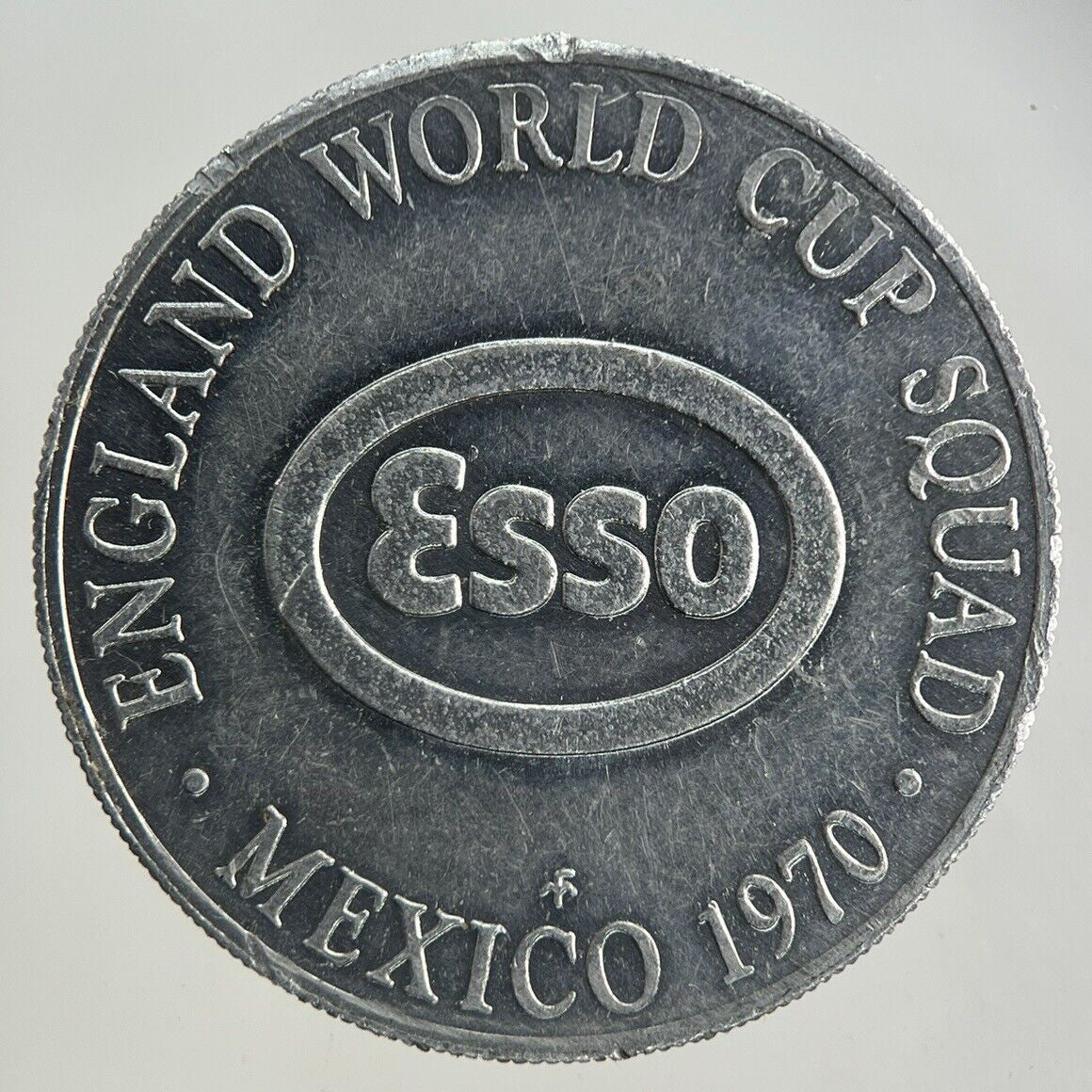 1970 Esso Gordon Banks England Football Token Coin | Fine Collectable Grade
