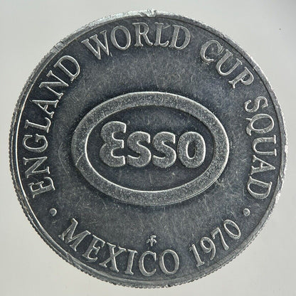 1970 Esso Gordon Banks England Football Token Coin | Fine Collectable Grade