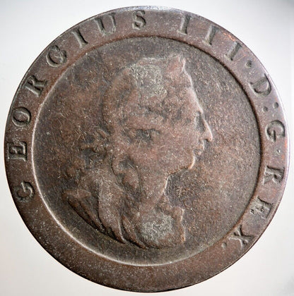 1797 George III 3rd Cartwheel Penny Coin | Collectable Grade | a3334