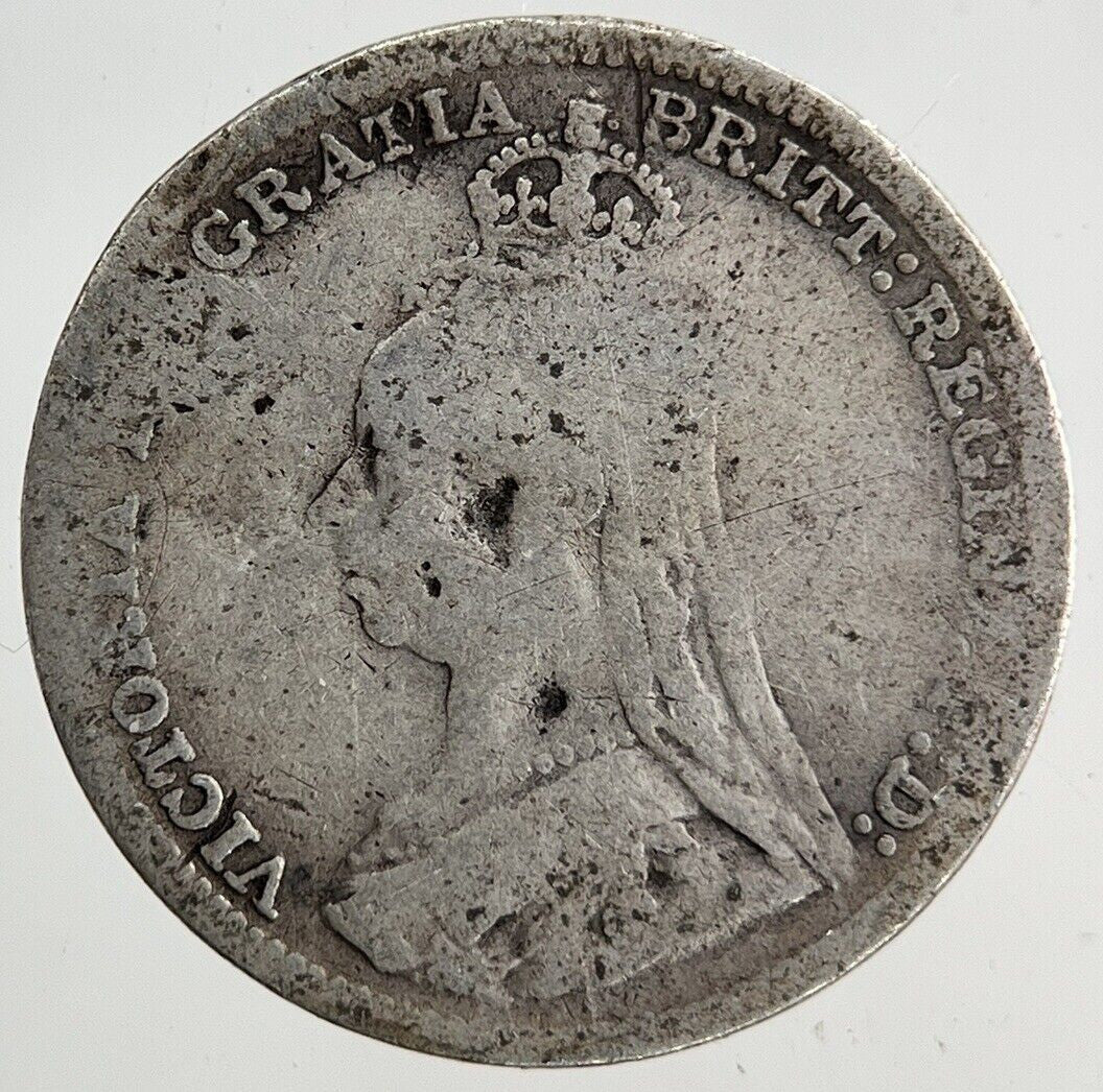 1891 Victoria Threepence Silver Coin | Collectable Grade