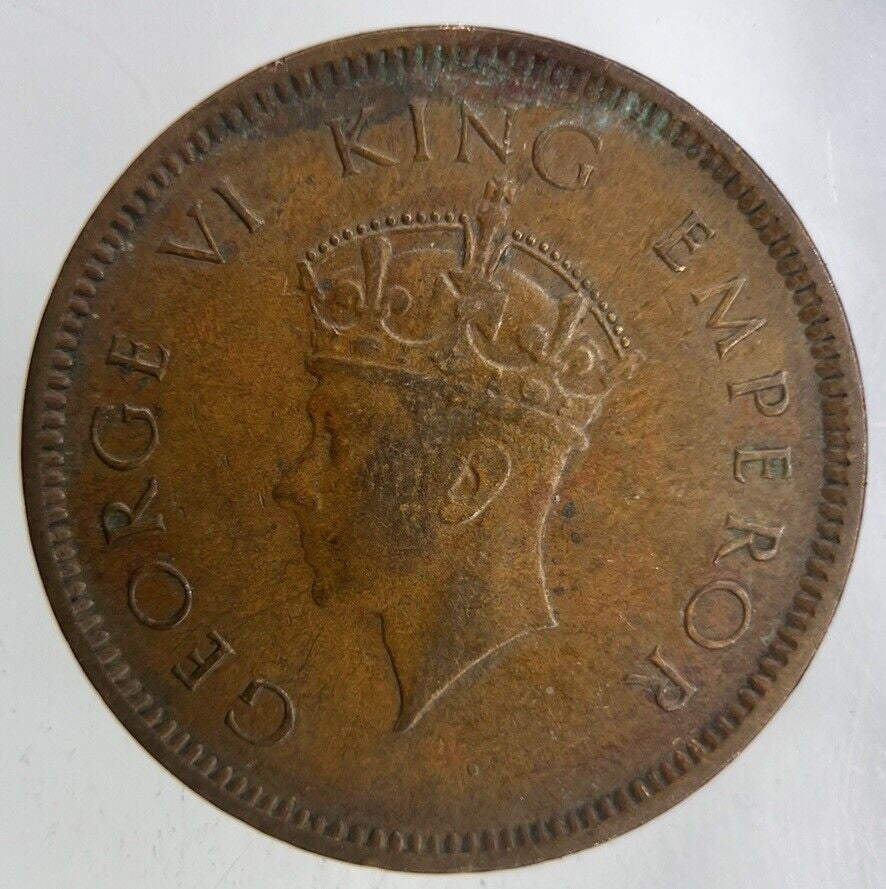 1939 India 1/4 Quarter Anna Coin | Fine Collectable Grade