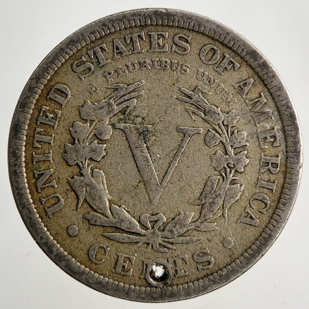 1908 US USA Nickel 5 Cents Coin | Collectable Grade