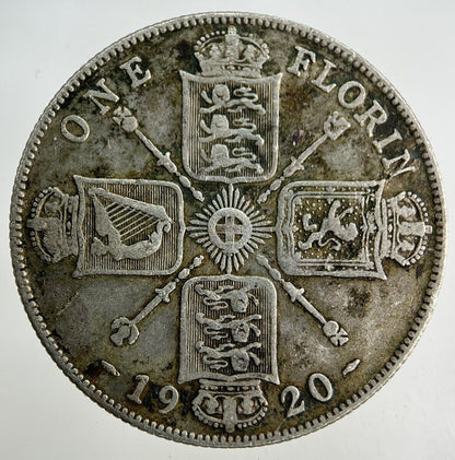 1920 George V Florin Silver Coin | Fine Collectable Grade