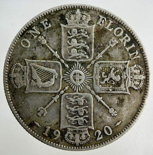 1920 George V Florin Silver Coin | Fine Collectable Grade