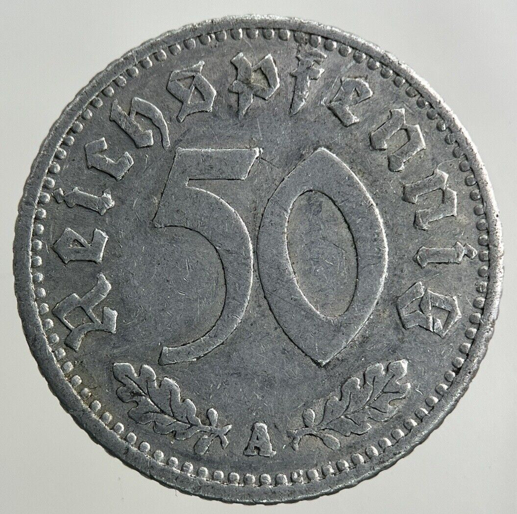 1935 Germany 50 Pfennig Coin | Fine Collectable Grade