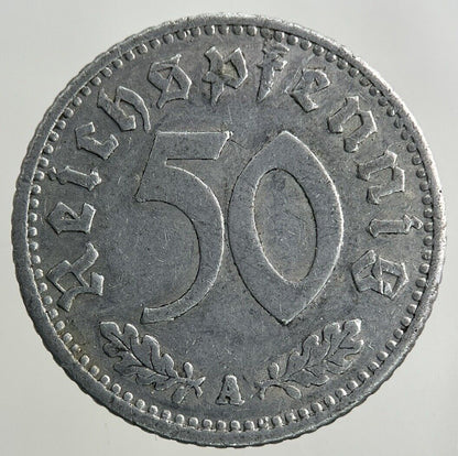 1935 Germany 50 Pfennig Coin | Fine Collectable Grade
