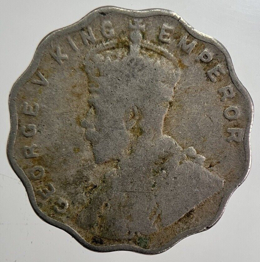 1919 India 1 One Anna Coin | Fair Grade | a4838