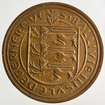 1971 Guernsey 2p Two - Pence Coin | Fine Collectable Grade