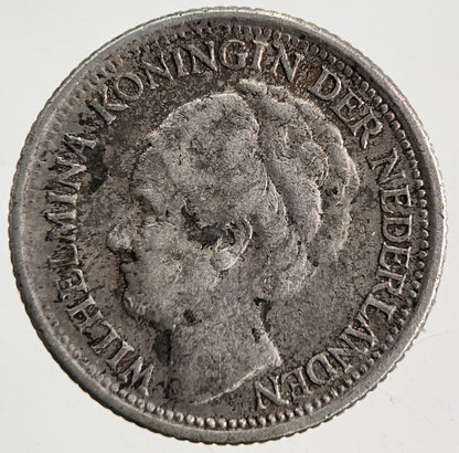 1941 Netherlands 10 Cents Silver Coin | Fine Collectable Grade