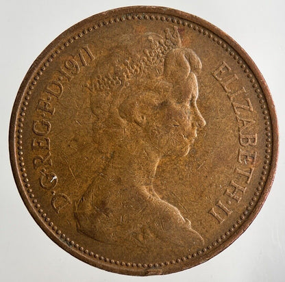 1971 Elizabeth II 2nd 2p Two - Pence Coin | Fine Collectable Grade