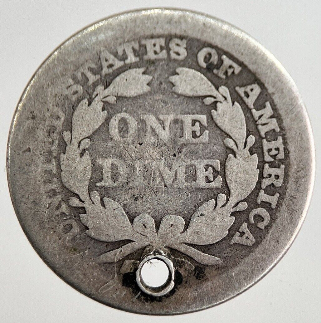 1841 US USA Liberty Seated Dime Silver Coin | Collectable Grade | a8284