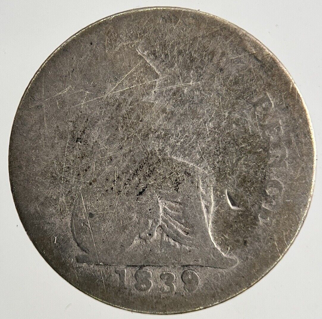 1839 Victoria Groat Four - Pence Silver Coin | Fair Grade