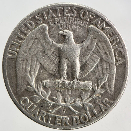 1953 - D US USA Quarter Dollar Silver Coin | Fine Collectable Grade