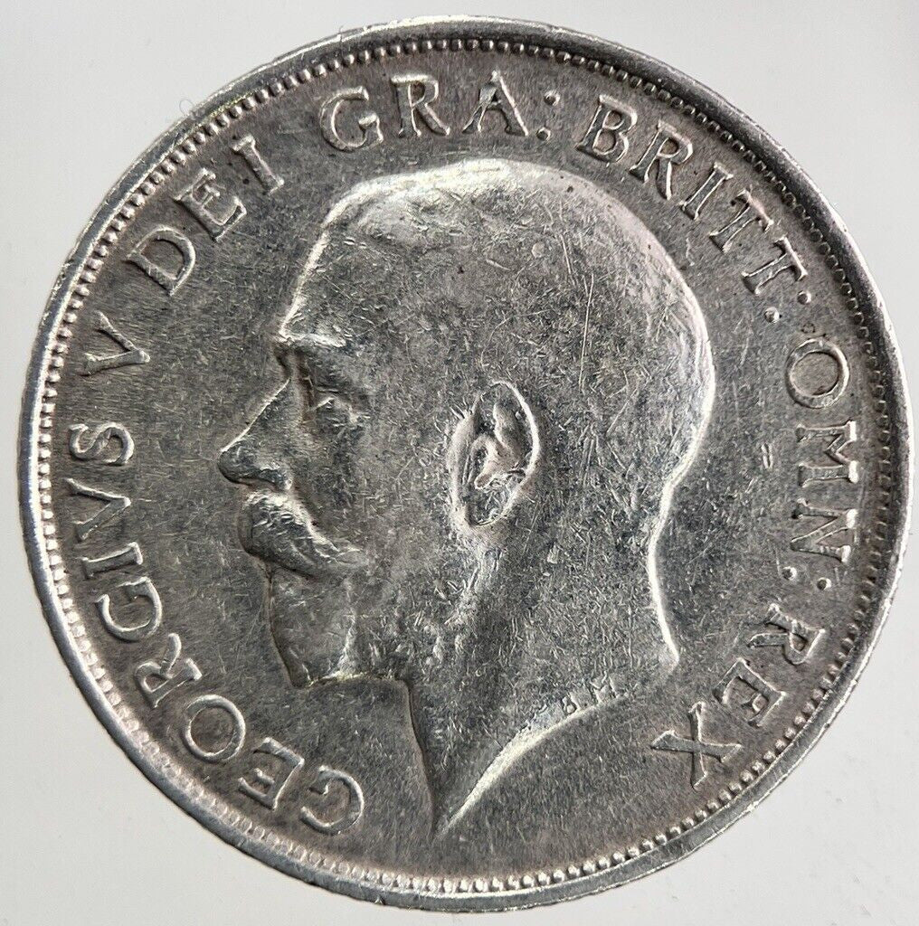 1914 George V One Shilling Silver Coin | Fine Collectable Grade