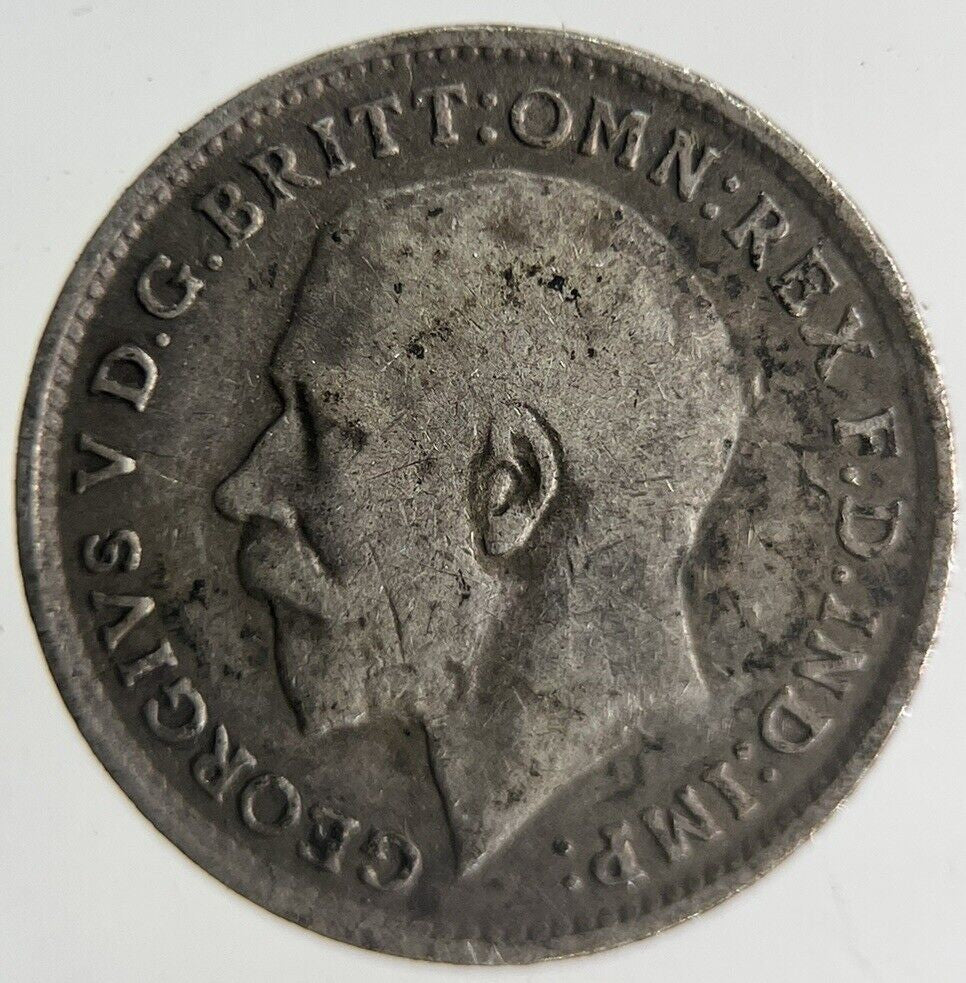 1919 George V Threepence Silver Coin | Fine Collectable Grade