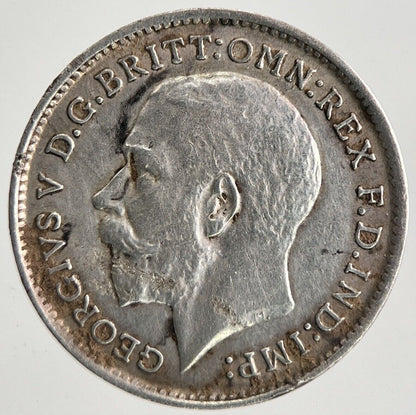 1914 George V Threepence Silver Coin | Very High Grade | a9821