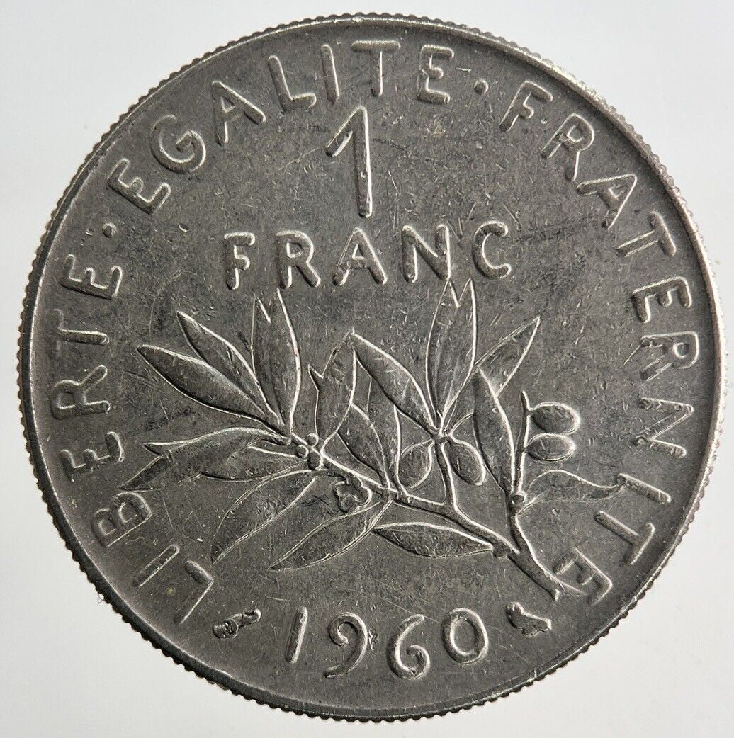 1960 France 1 Franc Coin | Very High Grade
