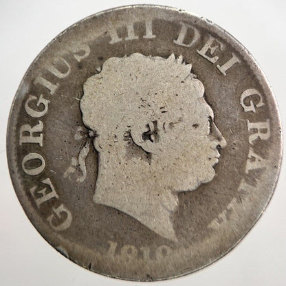 1819 George III Half - Crown Silver Coin | Collectable Grade | a7247