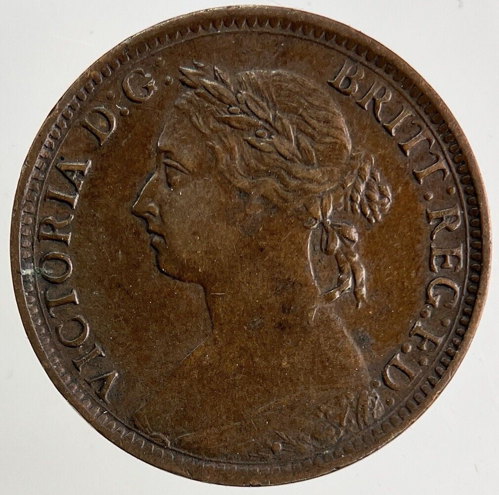 1884 Victoria Farthing Coin | Very High Grade
