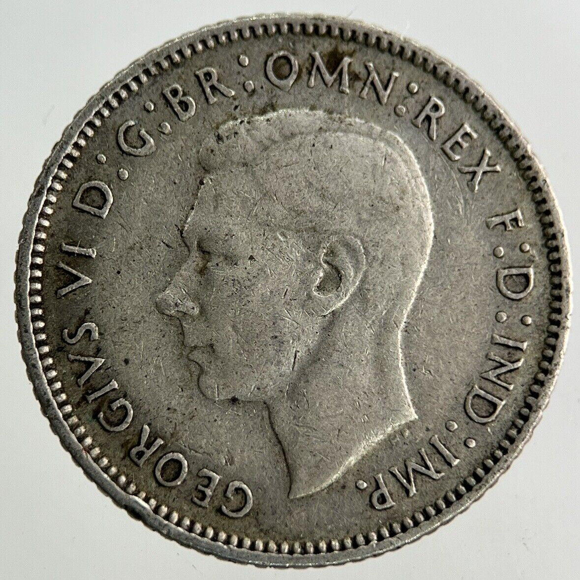 1943 - D Australia Sixpence Silver Coin | Fine Collectable Grade