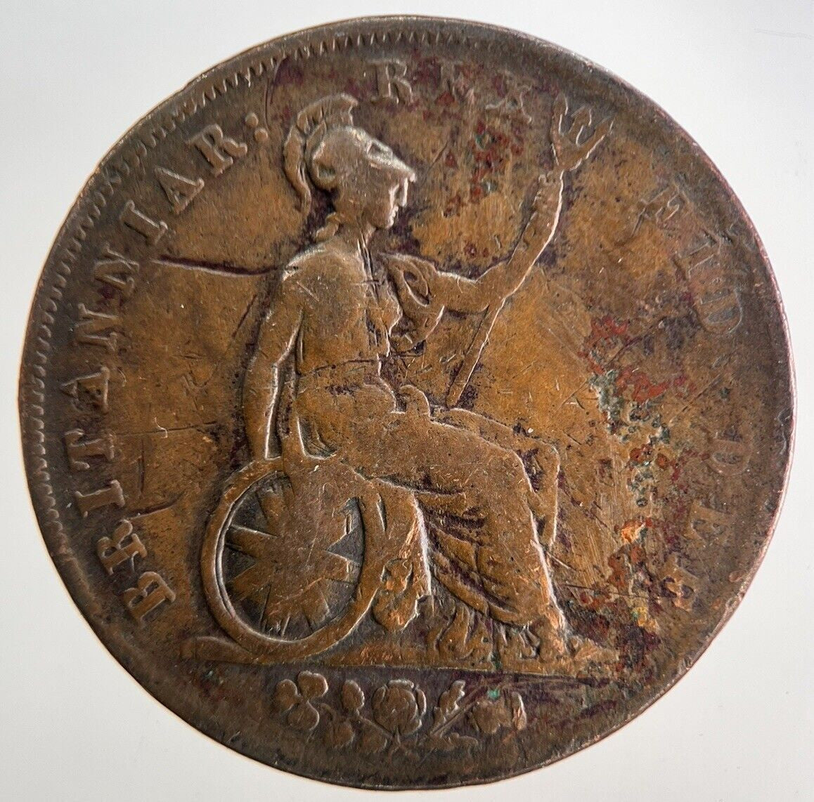 1826 George IV Half-Penny Coin | Fine Collectable Grade | a9901