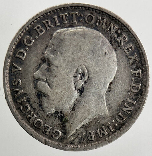 1914 George V Threepence Silver Coin | Fine Collectable Grade