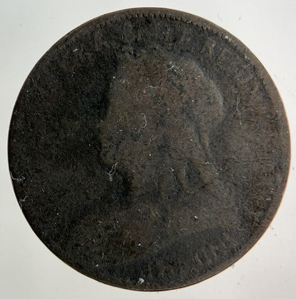 1899 Victoria Half - Penny Coin | Fair Grade