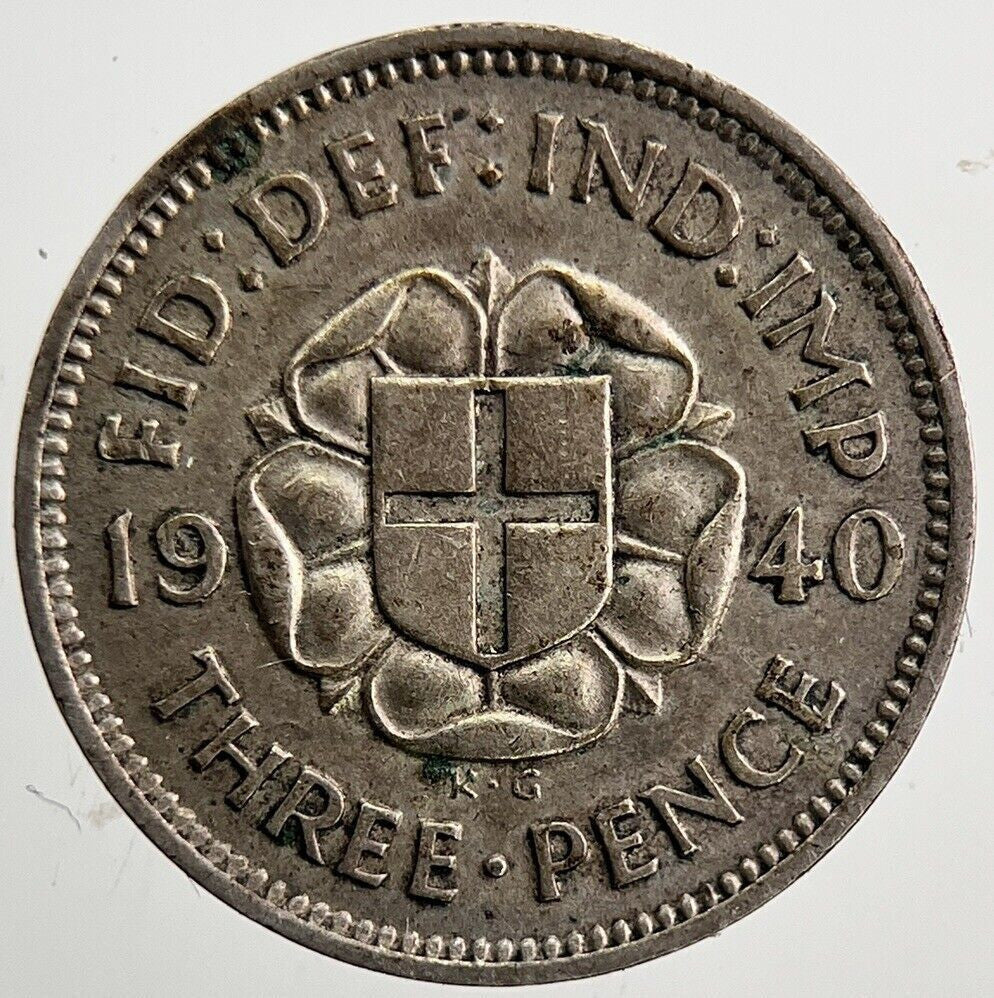 1940 George VI Threepence Silver Coin | Very High Grade | a6068