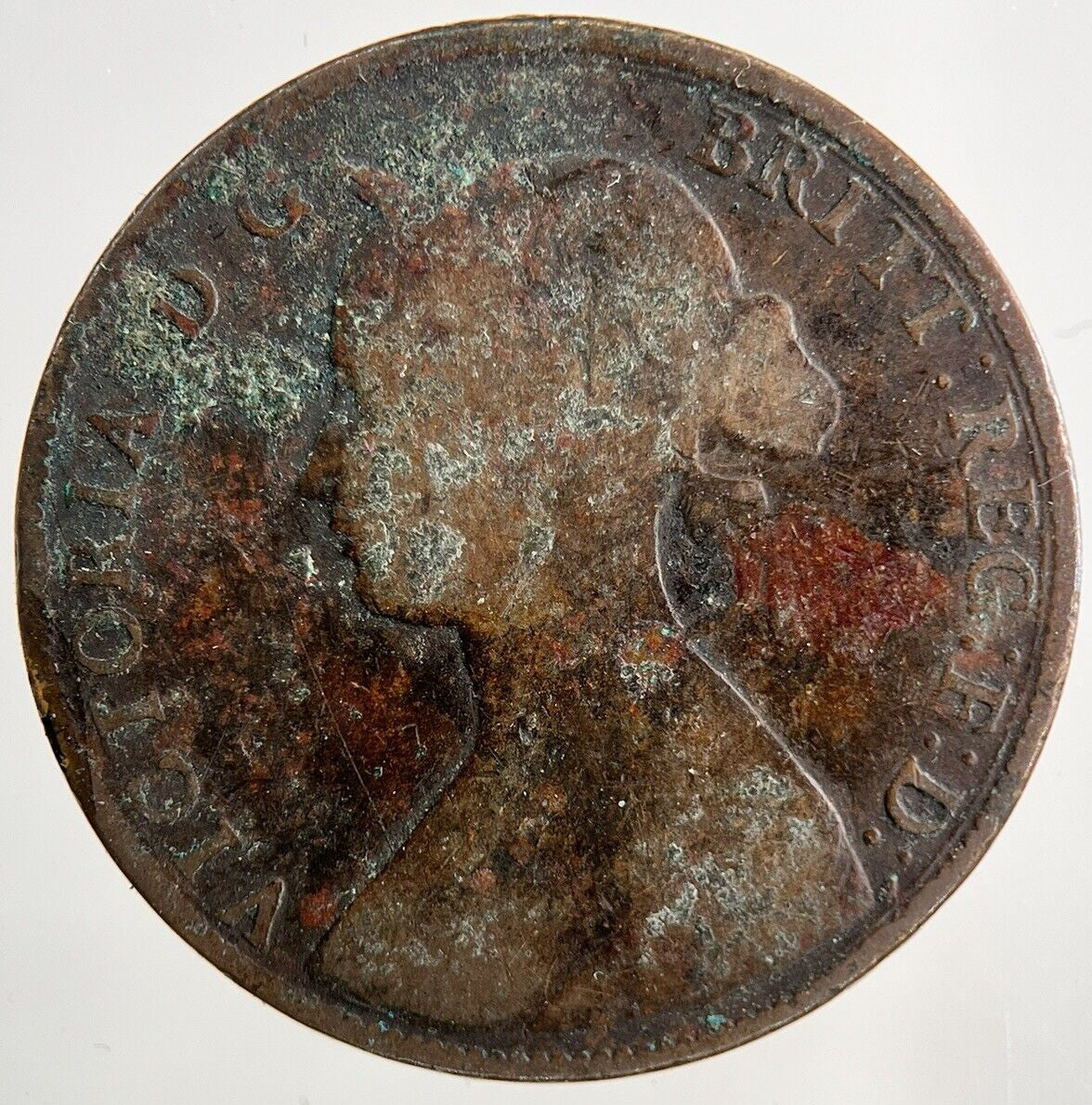 1861 Victoria Half - Penny Coin | Collectable Grade