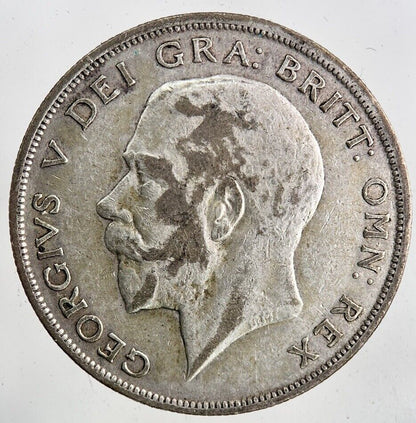 1923 George V Half - Crown Silver Coin | Fine Collectable Grade