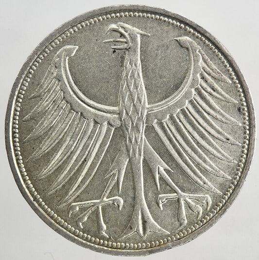 1971 - J Germany 5 Mark Silver Coin | Very High Grade